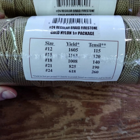 Golf commercial fishing net hanging twine #24 3lbs high quality USA strong braid - Picture 2 of 2